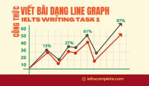 Công thức viết bài dạng Line Graph IETLS Writing Task 1 đơn giản